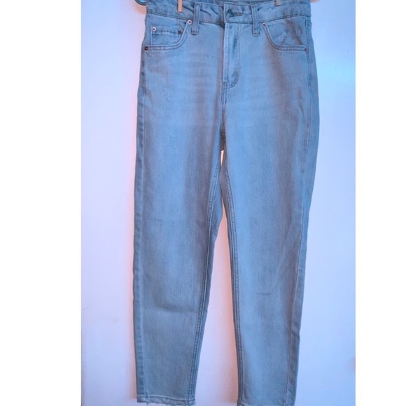 wild fable Denim - Light blue distressed mom jeans